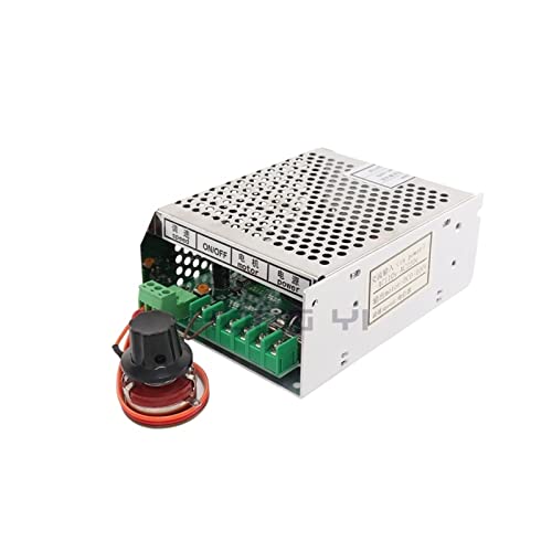 HEALBYBLE 0,5 kW Klemmen Luftgekühlte luftgekühlte Spindel + ER11 Spannfutter CNC 500 W Spindelmotor + Netzteil Drehzahlregler,Leichter Lauf(Package2) von HEALBYBLE