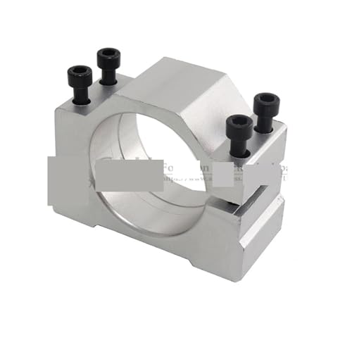 HEALBYBLE 0,5 kW luftgekühlte Spindel ER11 Spannfutter CNC 500 W Spindelmotor + 52 mm Klemmen + Netzteil Drehzahlregler for DIY CNC,Leichter Lauf(500w Mount Bracket) von HEALBYBLE