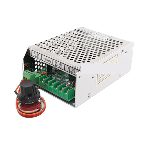 HEALBYBLE 0,5 kW luftgekühlte Spindel ER11 Spannfutter CNC 500 W Spindelmotor + 52 mm Klemmen + Netzteil Drehzahlregler for DIY CNC,Leichter Lauf(500w Power Supply) von HEALBYBLE