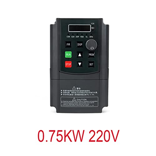 HEALBYBLE 2. 2KW 220 VFD Wandler 3 kW 4KW 5,5 kW 7,5 kW Frequenzinverterwandler 1p Eingang 3p Ausgang 220 for CNC Spindelmotor Speed ​​Con,Multi-Schutzfunktionen(0.75kw yl620) von HEALBYBLE