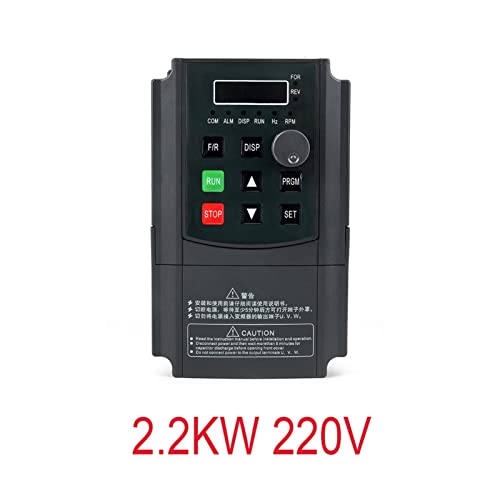 HEALBYBLE 2. 2KW 220 VFD Wandler 3 kW 4KW 5,5 kW 7,5 kW Frequenzinverterwandler 1p Eingang 3p Ausgang 220 for CNC Spindelmotor Speed ​​Con,Multi-Schutzfunktionen(2.2kw yl620) von HEALBYBLE