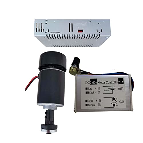 HEALBYBLE 2. 4VDC 200W 1000 RPM. Luftgekühlter Motor / 52mm Klammern/Stromversorgung/Geschwindigkeitsregler/Sägeblatt oder Schleifscheibe,Multi-Schutzfunktionen(Package4) von HEALBYBLE