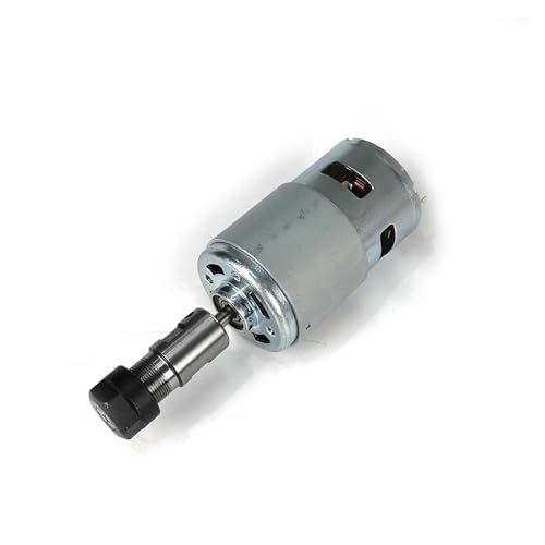 HEALBYBLE 795 CNC Spindelmotor 12V-36V 6000-12000RPM Großes Drehmoment DC Motor ER11 Spannzan 45mm Klemme for Graviermaschine Drehmaschine Werkzeu,Leichter Lauf(795 DC Motor) von HEALBYBLE