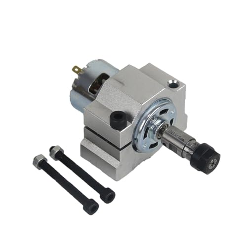 HEALBYBLE 795 CNC Spindelmotor 12V-36V 6000-12000RPM Großes Drehmoment DC Motor ER11 Spannzan 45mm Klemme for Graviermaschine Drehmaschine Werkzeu,Leichter Lauf(Clamp and Motor) von HEALBYBLE