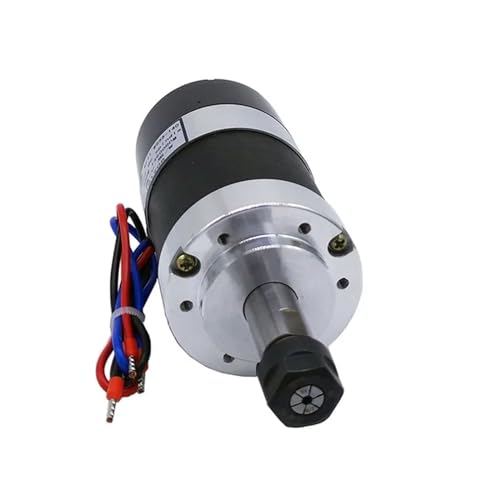 HEALBYBLE ER11/ER16 Spannzange 55mm PCB 500W / 300W Luftgekühlter bürstenloser Spindelmotor Graviermaschine 48V 12000R Netzteil Treiber + Klemme,Leichter Lauf(300WBrushles Spindle,ER11) von HEALBYBLE