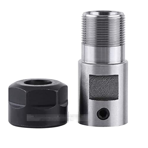 HEALBYBLE ER11 Collet Chuck Motorwellenverlängerungsstange Spindel Collet Drehmaschine Werkzeuge Innen 5mm 6 mm 8 mm Zum CNC Langweiliges Schleifen,Multi-Schutzfunktionen(ER11 5MM) von HEALBYBLE