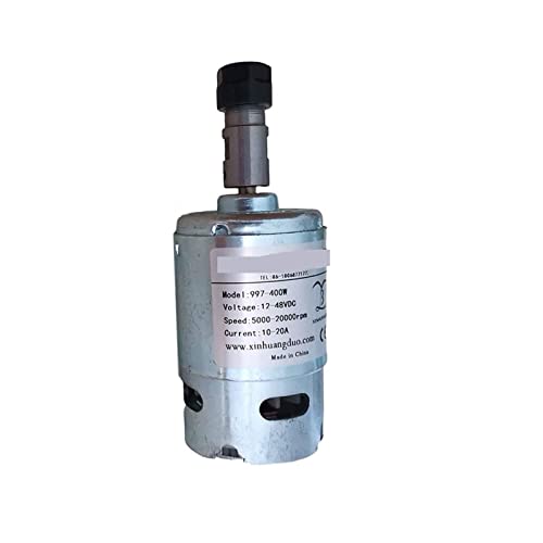 HEALBYBLE Kraftvoll DC Spindelmotor 40 0W DC12-48V Hochgeschwindigkeitsmotor Stille Kugellager -Gravurmaschine Spindelmotor,Multi-Schutzfunktionen von HEALBYBLE