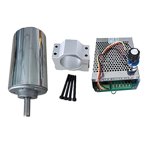 HEALBYBLE Luft gekühlt 0,2 kW. CNC Spindelmotor/Motor Kit 200w Spindelmotor + Stromversorgung Government Governor zum Gravieren,Multi-Schutzfunktionen(Package 5) von HEALBYBLE