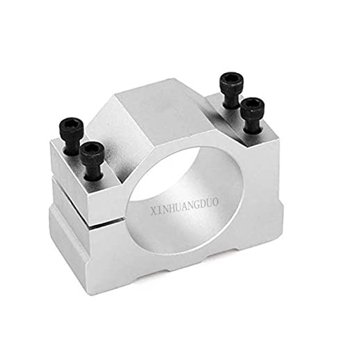 HEALBYBLE Luftgekühlter 0.2kw luftgekühlter Spindelmotor CNC 200W. Spindelmotor/Klemme for CNC Maschine DIY CNC 24VDC 10000RPM,Multi-Schutzfunktionen(Silver) von HEALBYBLE