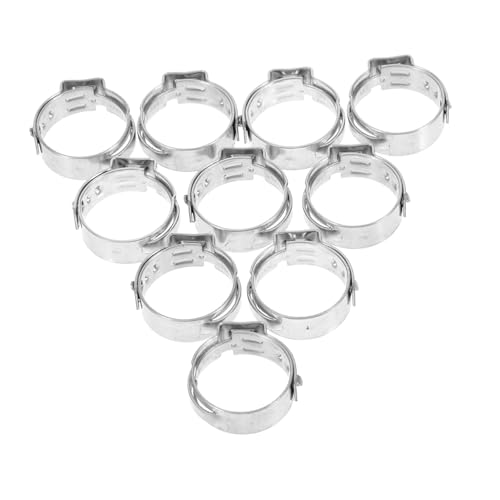 HEALEEP 10Stücke Einzelohr Schlauchklemmen Pex Cinch Klemmen Für Rohrverbindungen Einfache Installation Vielseitig Einsetzbar Hohe Stabilität Langlebigkeit HEALEEP 10Stücke Einzelohr Schlauchklemmen Pex Cinch Klemmen Für Rohrverbindungen Einfache Installation Vielseitig Einsetzbar Hohe Stabilität Langlebigkeit von HEALEEP