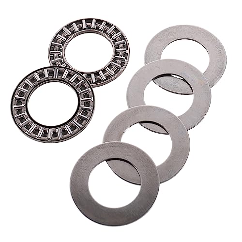 HEALEEP 2 Sätze Axialnadellager 20mm 35mm 2mm Rollengetriebenes Lager Konisch Tür Doppelsteckdose Aus Schwarzem Nickel Lager Lager Kadett Über Scharnier Band Tor Silver Kohlenstoffstahl von HEALEEP