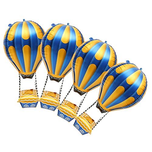 HEALEEP 4Stücke Heißluftballon Aluminiumfolie Ballons für Geburtstagsfeiern Hochzeiten und Shower Dekorationen Luftballons zur Verschönerung von Events HEALEEP 4Stücke Heißluftballon Aluminiumfolie Ballons für Geburtstagsfeiern Hochzeiten und Shower Dekorationen Luftballons zur Verschönerung von Events von HEALEEP
