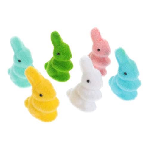 HEALEEP 6Stücke Kaninchenfiguren Farbenfrohe Osterdeko für Party und Garten Niedliche Tischornamente Leicht und Langlebig Geschenkidee HEALEEP 6Stücke Kaninchenfiguren Farbenfrohe Osterdeko für Party und Garten Niedliche Tischornamente Leicht und Langlebig Geschenkidee von HEALEEP