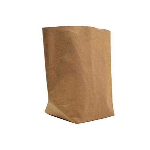 1 Stück Papiertüte Blumentopfpflanze Kraftpapier Tasche Waschbare Einkaufstasche Kraftpapierfreundliche Einkaufstasche für Organisation von Pantries Oder Küchen von HEALLILY