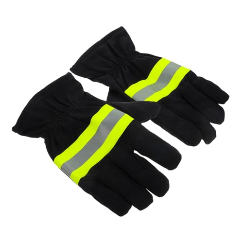 HEALLILY 1 Paar Feuerlösch-schutzhandschuhe, Isolierhandschuhe, Feuerlöschausrüstung von HEALLILY