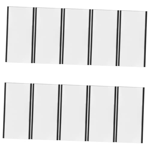 HEALLILY 10 Sätze Magnetische Tags magnetische etikettenhalter Magnetisches Etikettenhalter Magnetische Etikettenclips magnetischer Markerhalter für Whiteboard Magnetetikett für Kühlschrank von HEALLILY