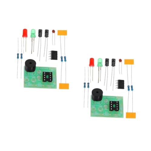 HEALLILY 2 Sätze Elektronischer Bausatz Diy-lötübungsset Elektronikbausatz Selber Machen Elektronischer Komponentensatz Elektronik-lernset Epoxidharz 3 Stück * 2 von HEALLILY