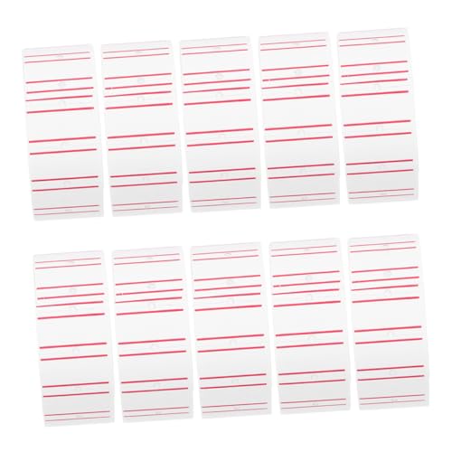 HEALLILY 20 Rollen Codierung Papier Etikettenband Lebensmitteletiketten Klebstoff Nachfüllungen Schmuck Aufkleber Markieren Küchenetiketten Kleberegal Schild Stichworte Shop-tags Weiß von HEALLILY