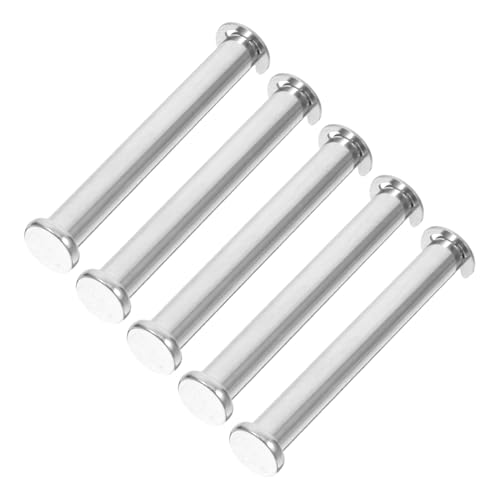 HEALLILY 5st Regaleinsatz Stecknadel Fallen Lassen Palettenregalstift Palettenregal-clips Schrauben Für Schwere Beanspruchung Zubehör Für Palettenregale Fixierstift Silver Rostfreier Stahl von HEALLILY