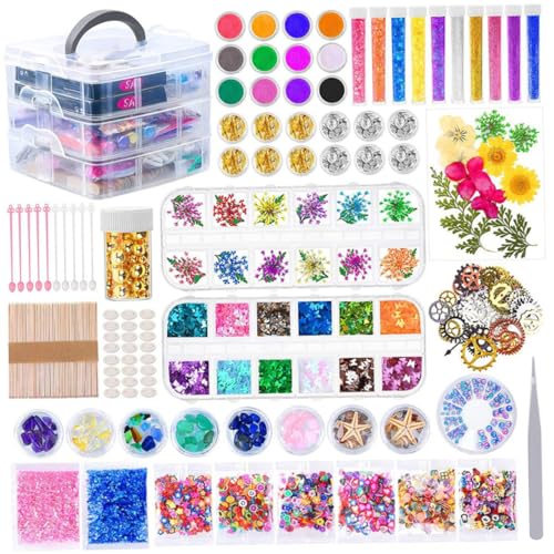HEALSOPTHY 1 Set Kristallkleber Tropfen Werkzeugset Epoxidharz Set Harz Trockenblumen Set Kristallhandwerk Professionelles Harz Set Kristall Epoxid Material DIY Liebhaber HEALSOPTHY 1 Set Kristallkleber Tropfen Werkzeugset Epoxidharz Set Harz Trockenblumen Set Kristallhandwerk Professionelles Harz Set Kristall Epoxid Material DIY Liebhaber von HEALSOPTHY