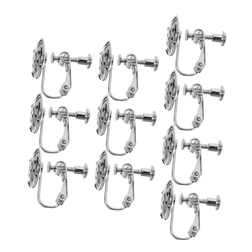 HEALSOPTHY 10 Stück Duschkopf-ohrringe Diy-werkzeuge Für Ohrringe Set Mit Baumelnden Ohrringhaken Diy Haken Für Ohrring Ohrhaken Selber Machen Ohrringteile Ohrringe Machen Haken Silver Metall von HEALSOPTHY