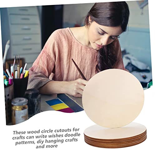 HEALSOPTHY 10 Stück Teiliges Natürliche Runde Holzscheiben Beidseitig Bemalbar Robuste Holzrohlinge für DIY Holzanhänger Kreative Basteldekoration für Party Hochzeit Weihnachten HEALSOPTHY 10 Stück Teiliges Natürliche Runde Holzscheiben Beidseitig Bemalbar Robuste Holzrohlinge für DIY Holzanhänger Kreative Basteldekoration für Party Hochzeit Weihnachten von HEALSOPTHY
