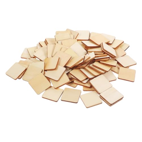 HEALSOPTHY 100 Stück Natürliche Holzplatten Quadratisch Bastelholz Blanko Holzstücke für DIY Malerei Dekoration Handwerk Holzrohlinge HEALSOPTHY 100 Stück Natürliche Holzplatten Quadratisch Bastelholz Blanko Holzstücke für DIY Malerei Dekoration Handwerk Holzrohlinge von HEALSOPTHY