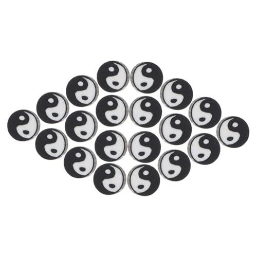 HEALSOPTHY 100 Stück Tai Chi DIY Schmuckperlen Weiche Polymer Clay Spacer Perlen für Armbänder Halsketten Bastelprojekte Bunte Bastelperlen zum Auffädeln für Personalisierte HEALSOPTHY 100 Stück Tai Chi DIY Schmuckperlen Weiche Polymer Clay Spacer Perlen für Armbänder Halsketten Bastelprojekte Bunte Bastelperlen zum Auffädeln für Personalisierte von HEALSOPTHY