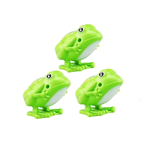 HEALSOPTHY 5 Stück pädagogisches lustiges kindergeburtstags mitgebsel Kleinkinder Springendes Soft Toy hüpfender Frosch Uhrwerk für Green von HEALSOPTHY