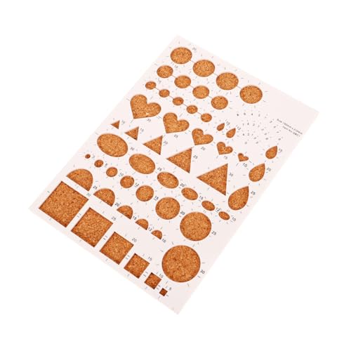 HEALSOPTHY Papier Quilling Vorlage Board aus Abs und Kork Stabiles Rostfreies DIY Bastelwerkzeug Präzises Quilling Muster Leicht Tragbar für Anfänger und Papierstreifen Kunsthandwerk HEALSOPTHY Papier Quilling Vorlage Board aus Abs und Kork Stabiles Rostfreies DIY Bastelwerkzeug Präzises Quilling Muster Leicht Tragbar für Anfänger und Papierstreifen Kunsthandwerk von HEALSOPTHY