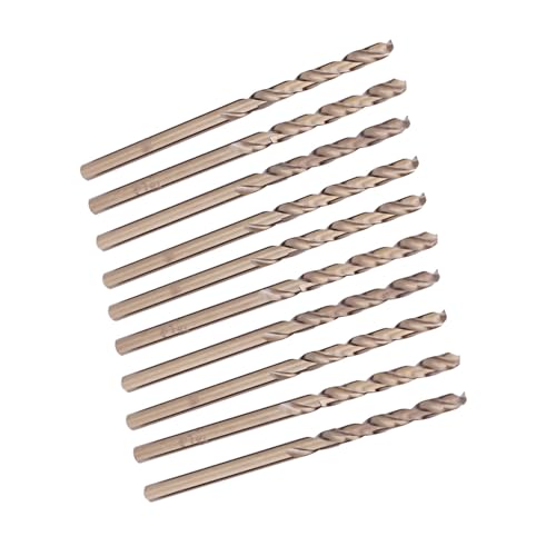 Spiralbohrer-Set mit M35-Klinge, 1,0–5,0 Mm, Zum Bohren von Stahlplatten, 10-teilig, für Automechaniker (3,5 mm) von HEEPDD