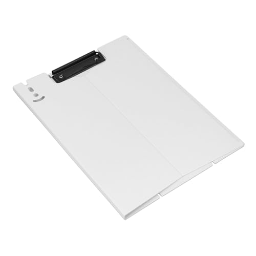 Stehendes Klemmbrett, Desktop-Dokumentenhalter, Ständer, PP-Material, A4-Dokumentenhalter, Studenten, Stehend, Zum Schreiben, Zeichnen, Klemmbrett (WHITE) von HEEPDD