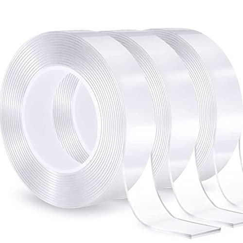 9M Doppelseitiges Klebeband Extra Stark Ablösbar, 1MM*2CM*3M Spurlos, Rutschfest, Wiederverwendbar, Doppelseitig Klebend Nano Klebeband von HEEYoo