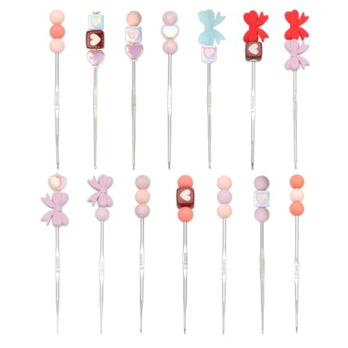 14 Stcs Häkchen Haken Set 0 5 Mm-1 9 Mm Häkelnadel Schöne Häkelnadel Praktische Stricknadel Für Handwerksprojekt von HEEZOU