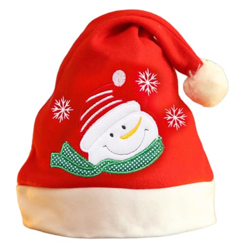 HEEZOU Weihnachten Santa Caps Für Festival Familie Treffen Party Elch/Schneemann Santa Urlaub Requisiten Kopfbedeckung Weihnachten von HEEZOU