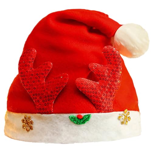 HEEZOU Weihnachten Santa Caps Für Festival Familie Treffen Party Elch/Schneemann Santa Urlaub Requisiten Kopfbedeckung Weihnachten von HEEZOU