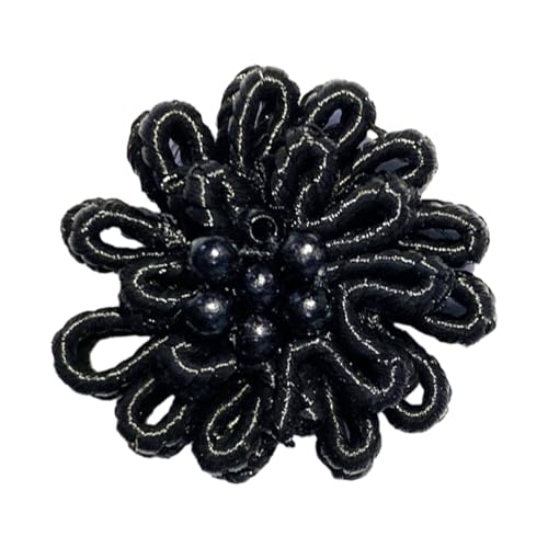 Schneeflocke Form Chinesisch Cheongsam Knot Button Verschluss Band Perlen Fastener Kostüm Tang Hemdanzug Nähwerk von HEEZOU