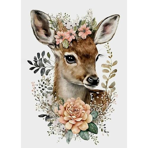 HEIBAGO Giraffe Diamond Painting Erwachsene Diamant Painting Bilder Blume,5D Diamend Painting Tier Bilder als für Geschenk Zuhause Wanddekoration,30x40cm von HEIBAGO