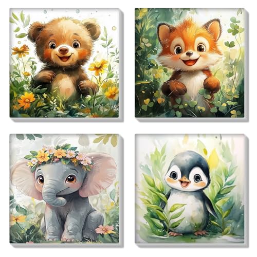 HEIBAGO Set of 4 Malen nach Zahlen für Erwachsene Mit Rahmen, DIY Grüne Blätter Malen nach Zahlen Kits für Anfänger, Tiere Ölmalerei Kunst Handwerk Bilder für Wanddekoration, 8×8 inch HEIBAGO Set of 4 Malen nach Zahlen für Erwachsene Mit Rahmen, DIY Grüne Blätter Malen nach Zahlen Kits für Anfänger, Tiere Ölmalerei Kunst Handwerk Bilder für Wanddekoration, 8×8 inch von HEIBAGO