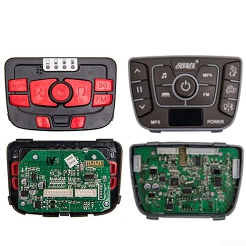 Erstaunliches multifunktionales Kinder-Panel, das mit einer sicheren Spannung von 12 V betrieben wird, verbessert fröhliche Fahrten in Elektrofahrzeugen (A) von HEIBTENY