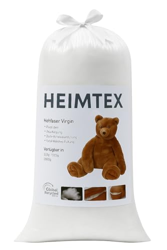 HEIMTEX 5kg Füllwatte – 100 % Polyester, Oeko-Tex Zertifiziert – Kissenfüllung,füllmaterial für Kissen,Kissen füllmaterial,bastelwatte füllwatte,kopfkissen füllung, Spielzeugfüllung, DIY-Projekte HEIMTEX 5kg Füllwatte – 100 % Polyester, Oeko-Tex Zertifiziert – Kissenfüllung,füllmaterial für Kissen,Kissen füllmaterial,bastelwatte füllwatte,kopfkissen füllung, Spielzeugfüllung, DIY-Projekte von HEIMTEX