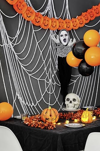 HEITMANN DECO - Textil Spinnennetz - Durchmesser ca. 5 x 5m - Halloween - Deko von HEITMANN DECO