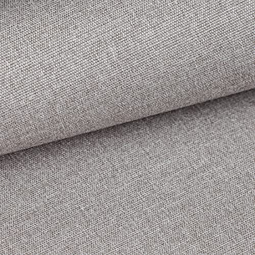 HEKO PANELS Polsterstoff Meterware Stoff Meterware - Polyester Möbelstoff Meterware für Sofa Sessel und Stuhl - Extrem Reißfest - Grau Beige von HEKO PANELS