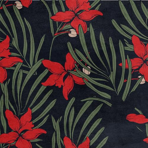 HEKO PANELS Samt Stoff Meterware Dekostoff Bedruckt Möbelstoff Polsterstoff Samtstoff Velvet Polyester Stoffe Zum Nähen Wasserabweisend Royal Rote Blumen 140 x 200 cm RDX229 HEKO PANELS Samt Stoff Meterware Dekostoff Bedruckt Möbelstoff Polsterstoff Samtstoff Velvet Polyester Stoffe Zum Nähen Wasserabweisend Royal Rote Blumen 140 x 200 cm RDX229 von HEKO PANELS