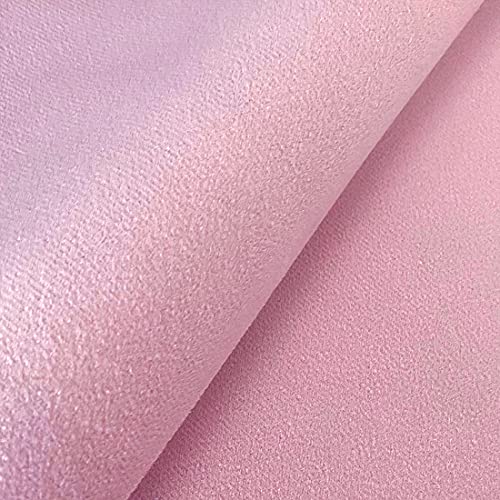 HEKO PANELS Stoff Meterware Polsterstoff Meterware - Polyester Möbelstoff Meterware für Sofa Sessel und Stuhl - Flammhemmender Stoff - Rosa von HEKO PANELS