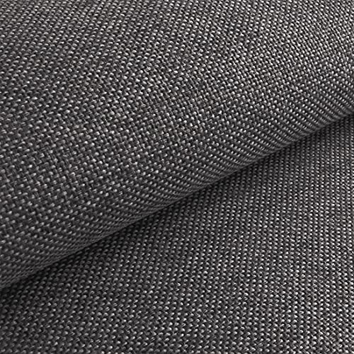 HEKO PANELS Stoff Meterware Polsterstoff Meterware - Polyester Möbelstoff Meterware für Sofa Sessel und Stuhl - Grau von HEKO PANELS