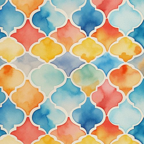 HEKO PANELS Stoff Oxford Wasserdichte Meterware Canvas-Stoff Polyester Nähstoff Dekostoffe Handwerken Wasserabweisend Blickdicht Geometrisches Muster Aquarell Wasserfarbe 1 Meter 155 x 100 cm DX2074 HEKO PANELS Stoff Oxford Wasserdichte Meterware Canvas-Stoff Polyester Nähstoff Dekostoffe Handwerken Wasserabweisend Blickdicht Geometrisches Muster Aquarell Wasserfarbe 1 Meter 155 x 100 cm DX2074 von HEKO PANELS