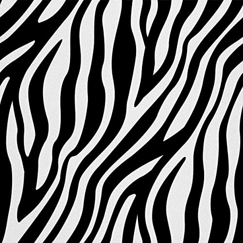 HEKO PANELS Stoff Oxford Wasserdichte Meterware Canvas-Stoff Polyester Stoff Zum Nähen Nähstoffe Dekostoffe Wasserabweisend Blickdicht Zebra 1 Meter 155 x 100 cm von HEKO PANELS