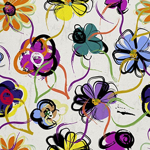 HEKO PANELS Oxford Wasserdichte Meterware Canvas Polyester Stoff Zum Nähen - Möbel- und Dekostoffe Wasserabweisend Blickdicht Blumen Bunt 2 Meter 155 x 200 cm HEKO PANELS Oxford Wasserdichte Meterware Canvas Polyester Stoff Zum Nähen - Möbel- und Dekostoffe Wasserabweisend Blickdicht Blumen Bunt 2 Meter 155 x 200 cm von HEKO PANELS
