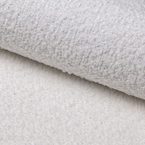 Heko Panels Milano Stoff Meterware Bouclé Kuschelweich Premium Polsterstoff Aus PES Teddystoff Nähstoffe Möbelstoffe Dekostoffe Handwerken UV-beständig Milano Polarweiß 3 Meter 142 x 300 cm Heko Panels Milano Stoff Meterware Bouclé Kuschelweich Premium Polsterstoff Aus PES Teddystoff Nähstoffe Möbelstoffe Dekostoffe Handwerken UV-beständig Milano Polarweiß 3 Meter 142 x 300 cm von HEKO PANELS